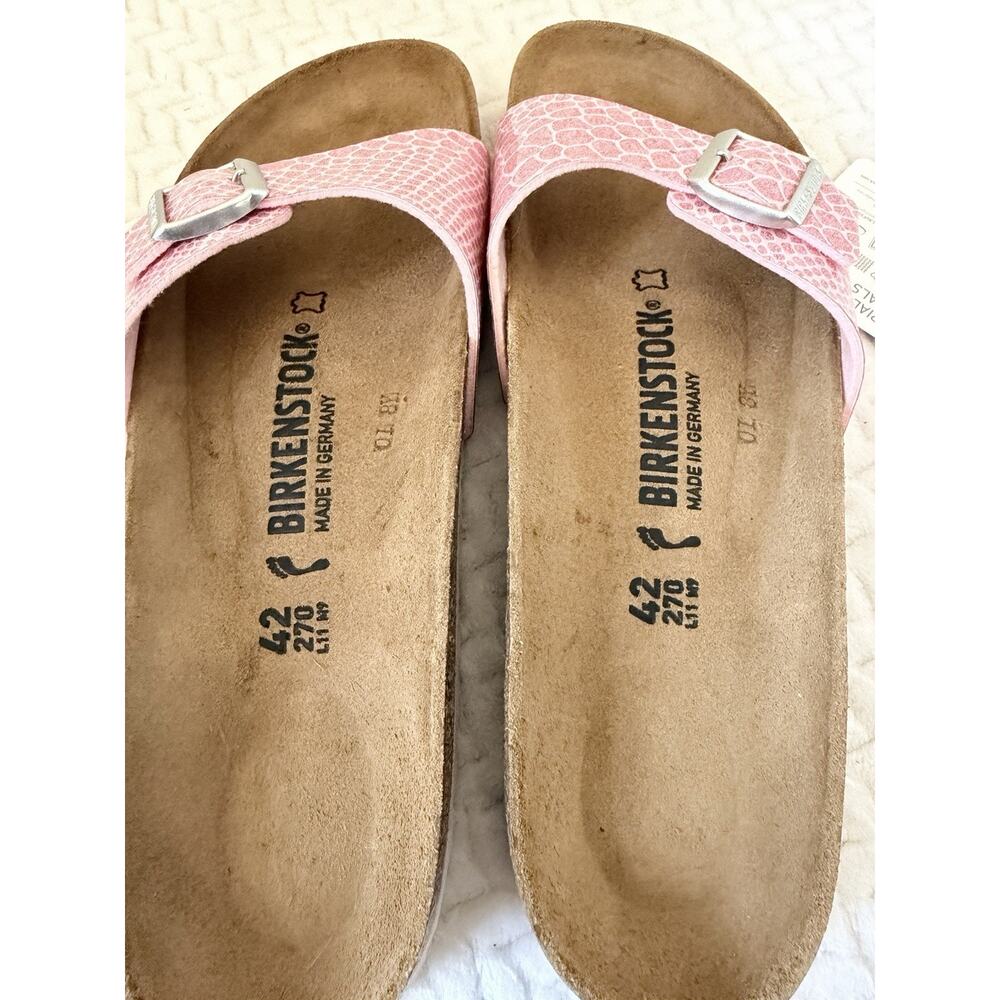 Birkenstock Madrid BirkoFlor Magic Snake Rose EU 42 Women 11 Men 9 Narrow Fit - Picture 5 of 13
